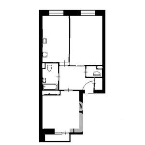 2-к квартира, вторичка, 80м2, 8/8 этаж