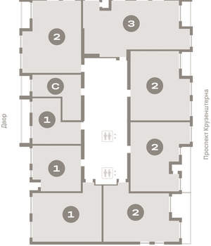 3-к квартира, вторичка, 107м2, 7/17 этаж