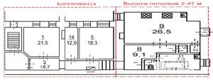 5-к квартира, вторичка, 170м2, 1/4 этаж