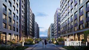 2-к квартира, строящийся дом, 58м2, 8/10 этаж